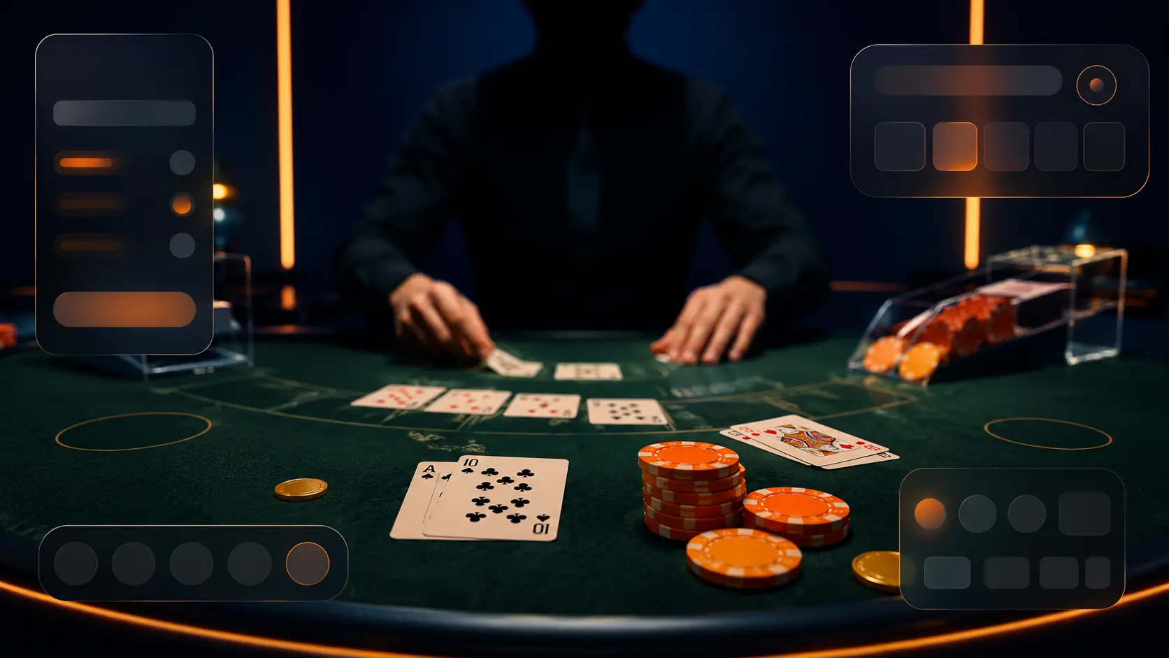 RivalBet live dealer blackjack table